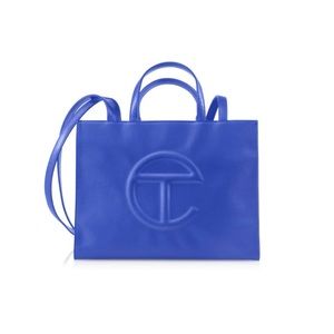 Telfar Medium Shopping Bag in Painters Tape (Blue)